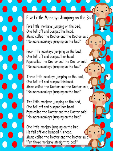 Five Little Monkeys.....way TOOOO cute! | From Kindergarten With Love