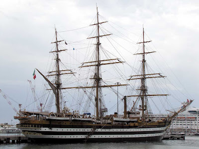 Amerigo Vespucci, tall ship, training ship, Livorno