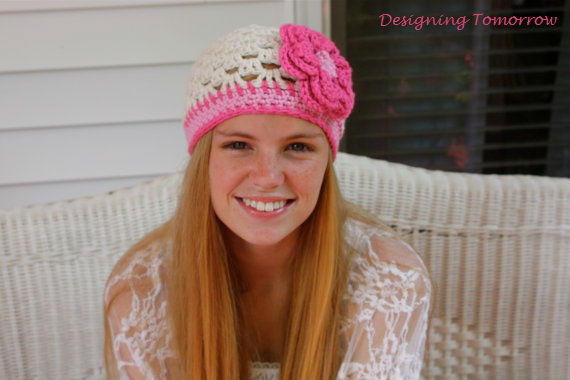 Pink Crochet Hat