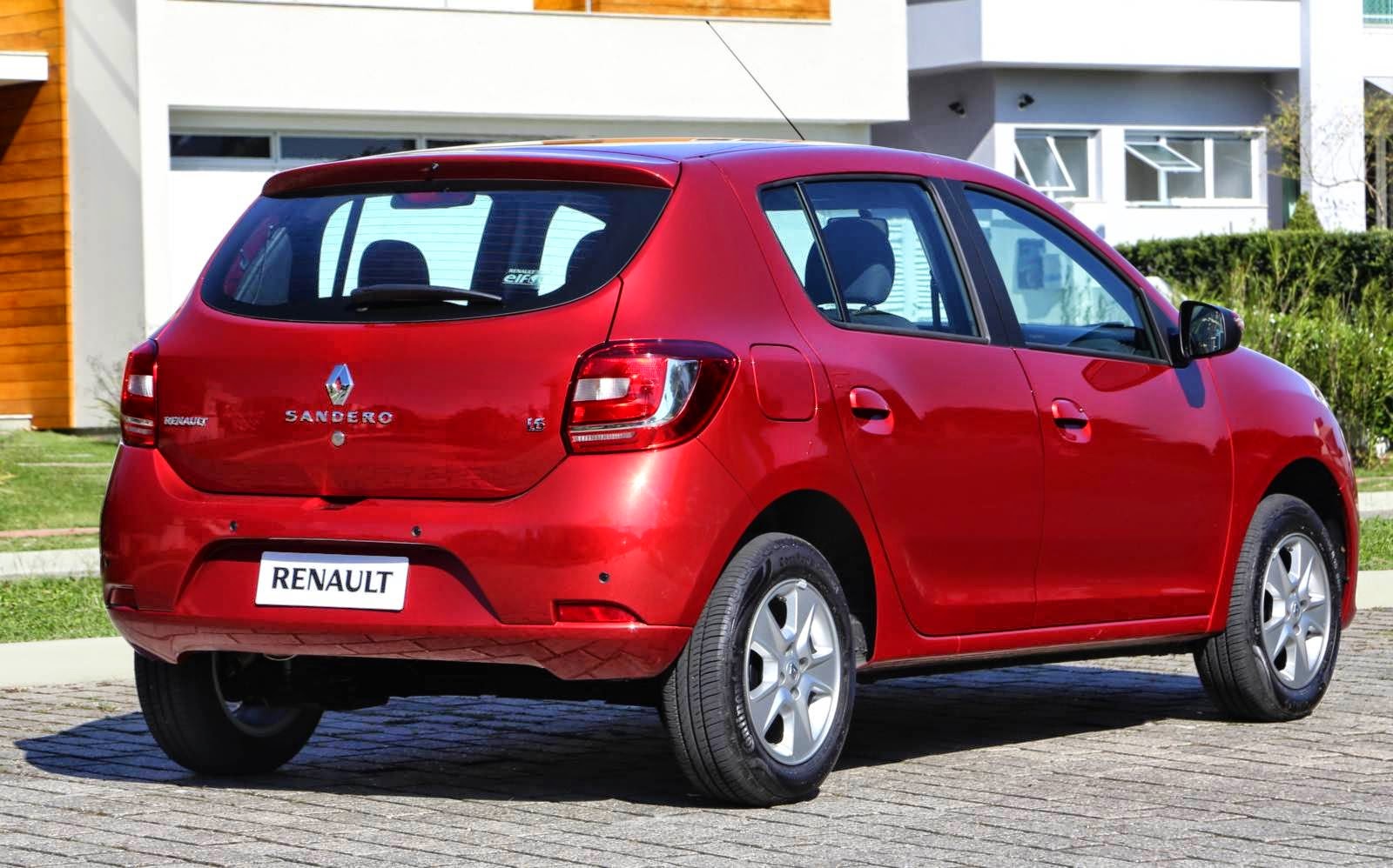 Renault Sandero Hatch 2015 Lançamentos e Novidades Carros Novos