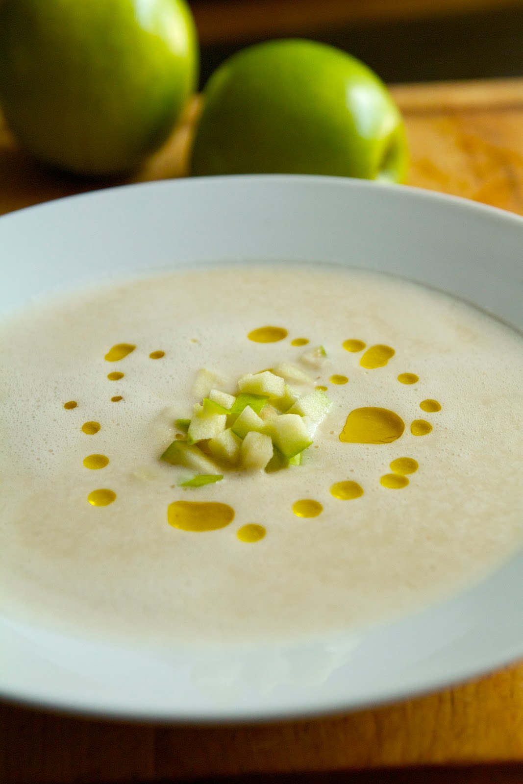 Smith's Vegan Kitchen Celery Root Soup w/Granny Smith Apples The