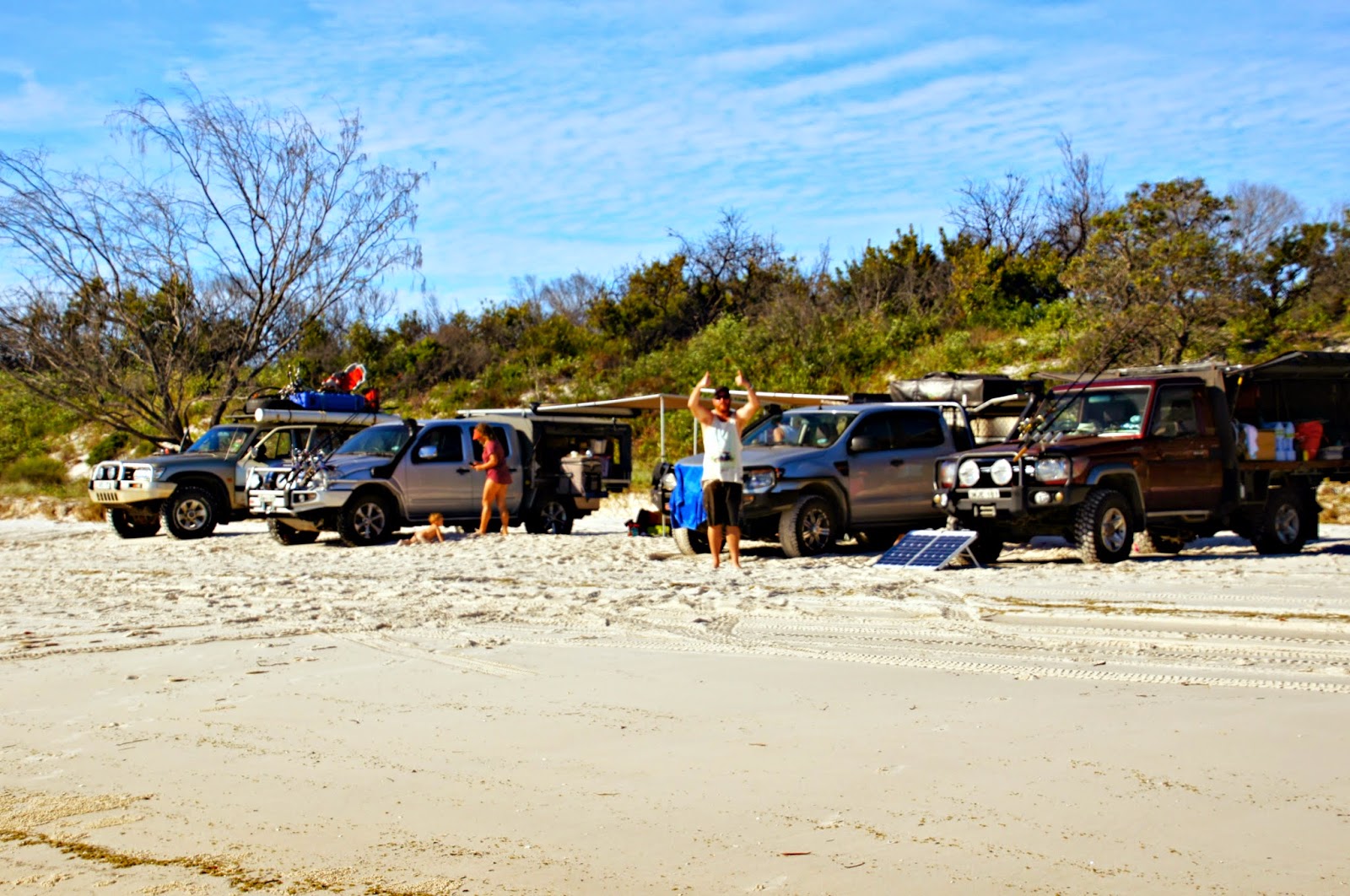 A Dream House for Trish Camping on Fraser Island