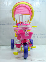 2 GoldBaby Pororo Winch Baby Tricycle in Pink