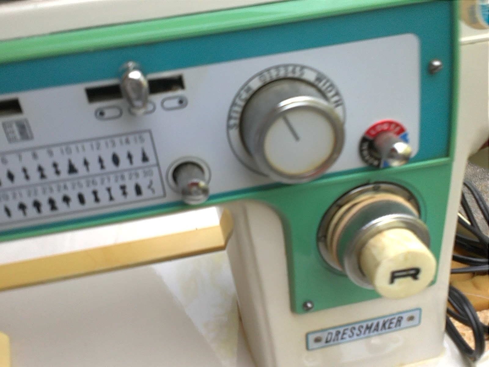 The Nine Month Experiment Dressmaker S 2402 sewing machine with cams