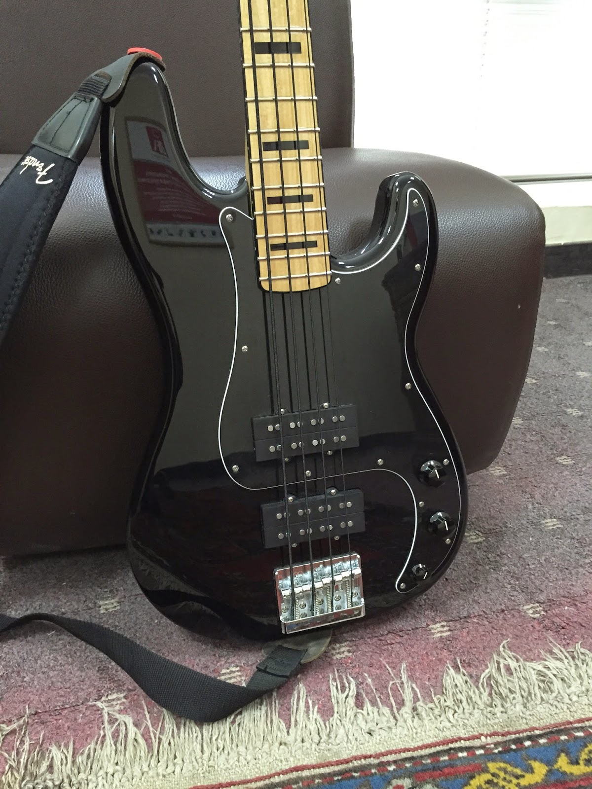 Speakin' the Blues Review DYI Fender Blacktop Precision Bass