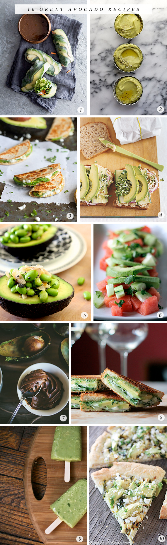 Bubby and Bean Living Creatively 10 Great Avocado Recipes