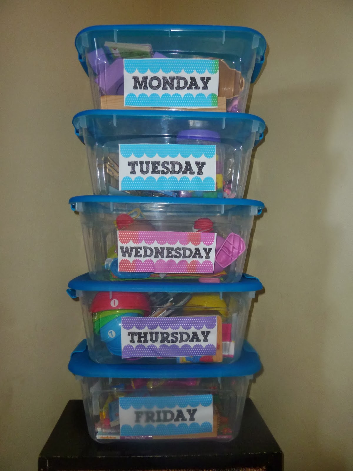 Dabblingmomma Quiet Bins