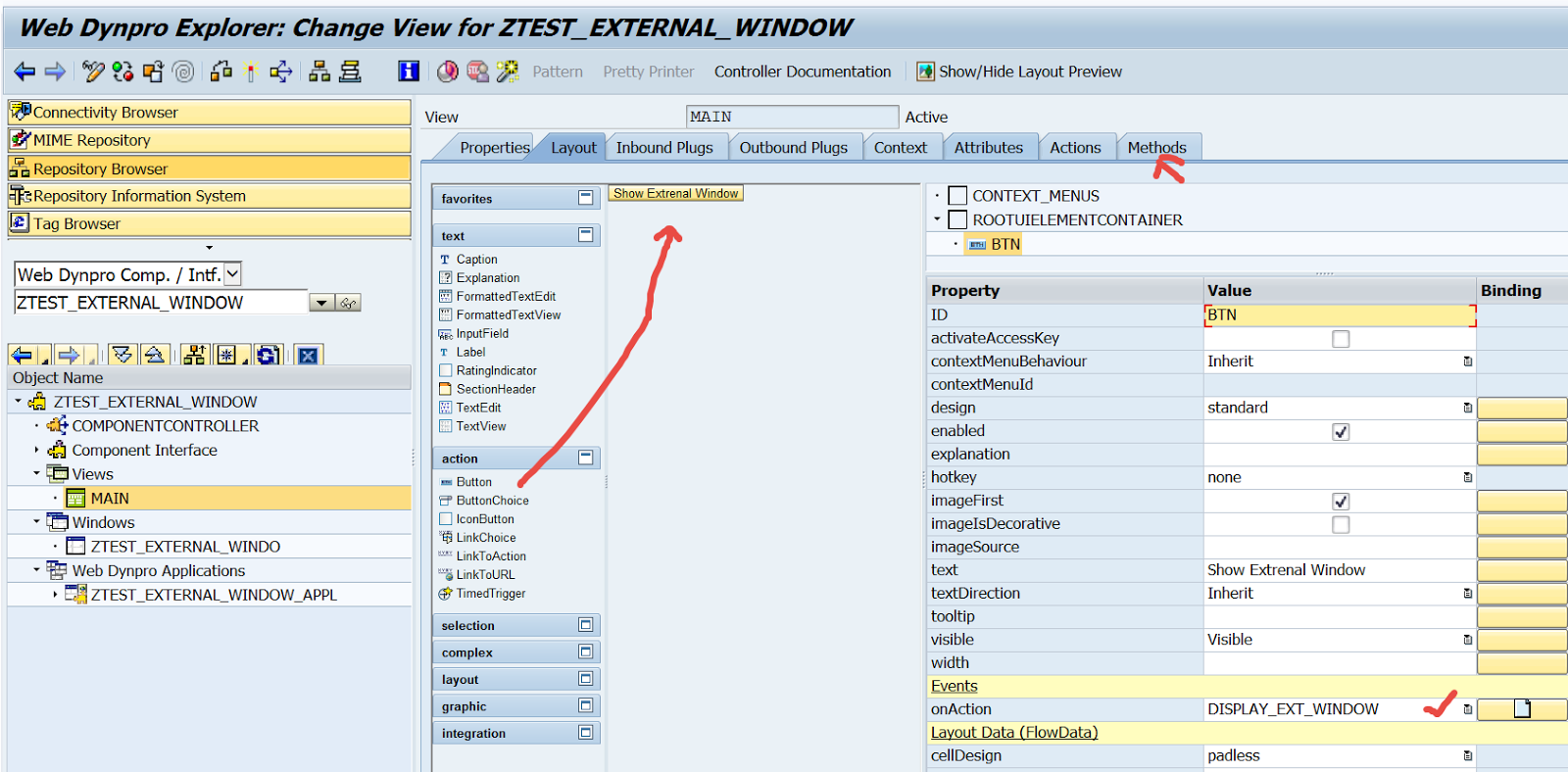 Acrobat external window handler