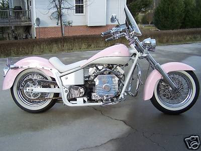 pink motorcycle for sale