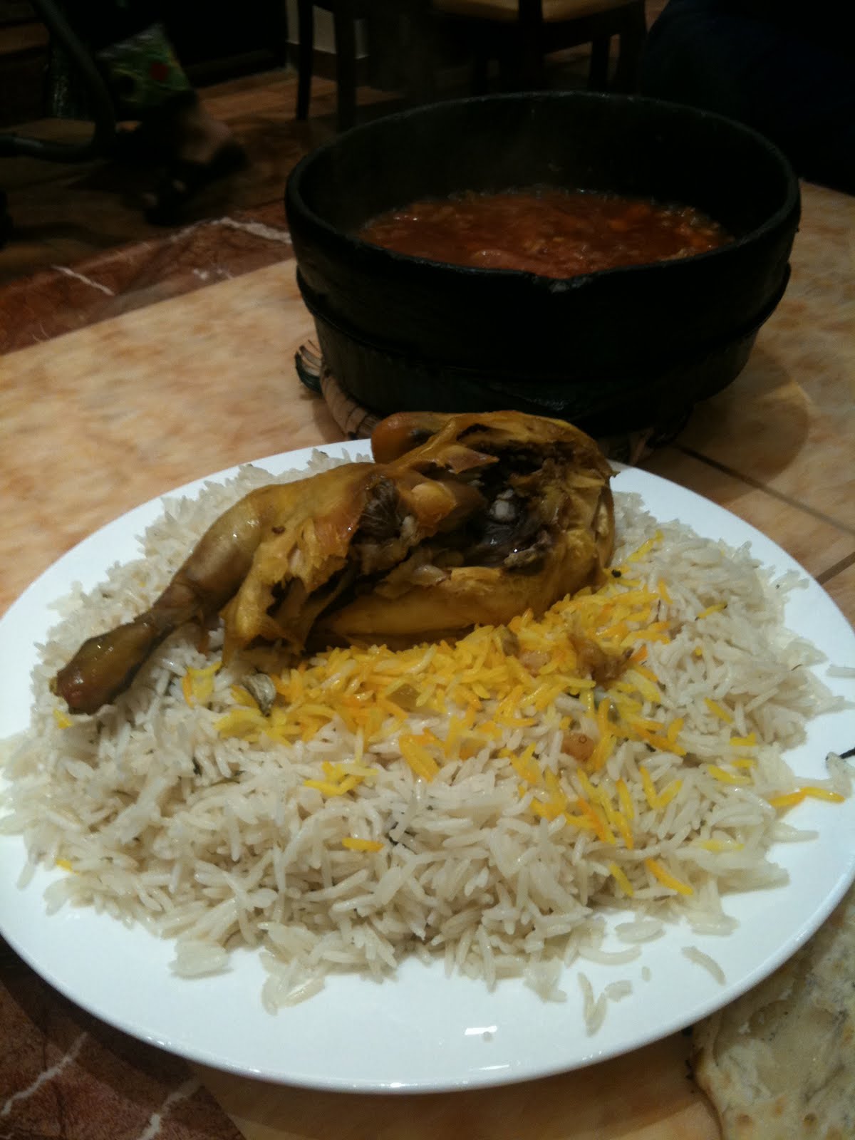 A Little Oryx in Qatar Bandar Aden, Yemeni Restaurant in Souq Waqif