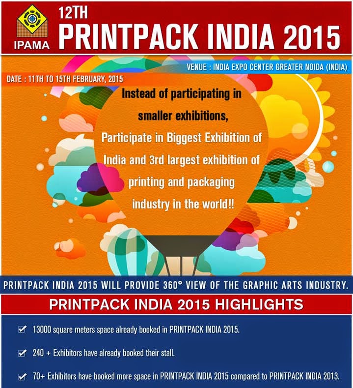 Labels India Hurry ! Book your premium stall now in Printpack India 2015