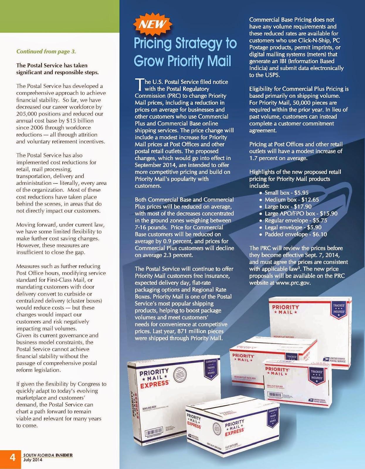 south florida postal blog august 2014 cost to mail 50 thousand flyers