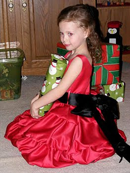 Glamorous Grace in her Red Chri...