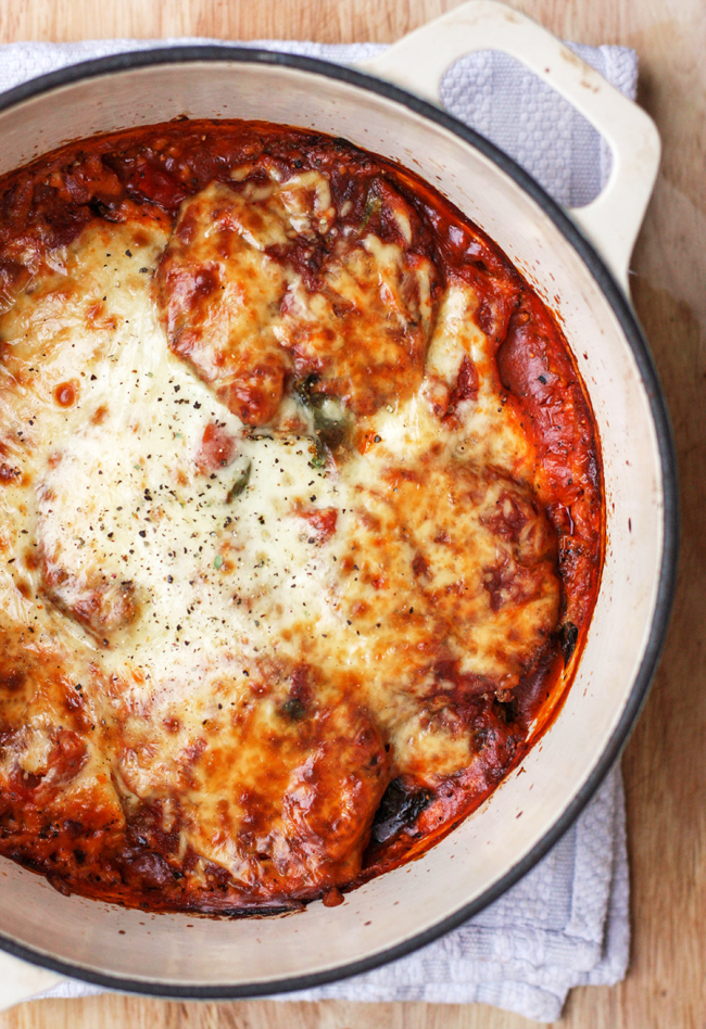 Amanda k. by the Bay Eggplant Parmesan