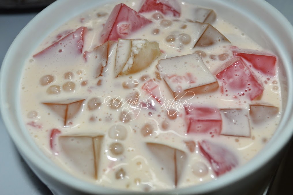 Mely's kitchen Sago and Gelatine Salad