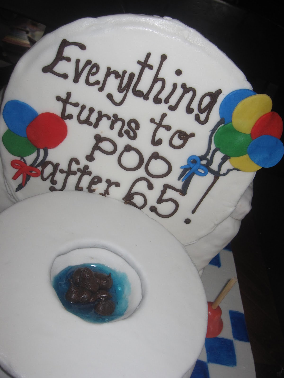 Heather's Cake Cake Toilet Bowl Cake