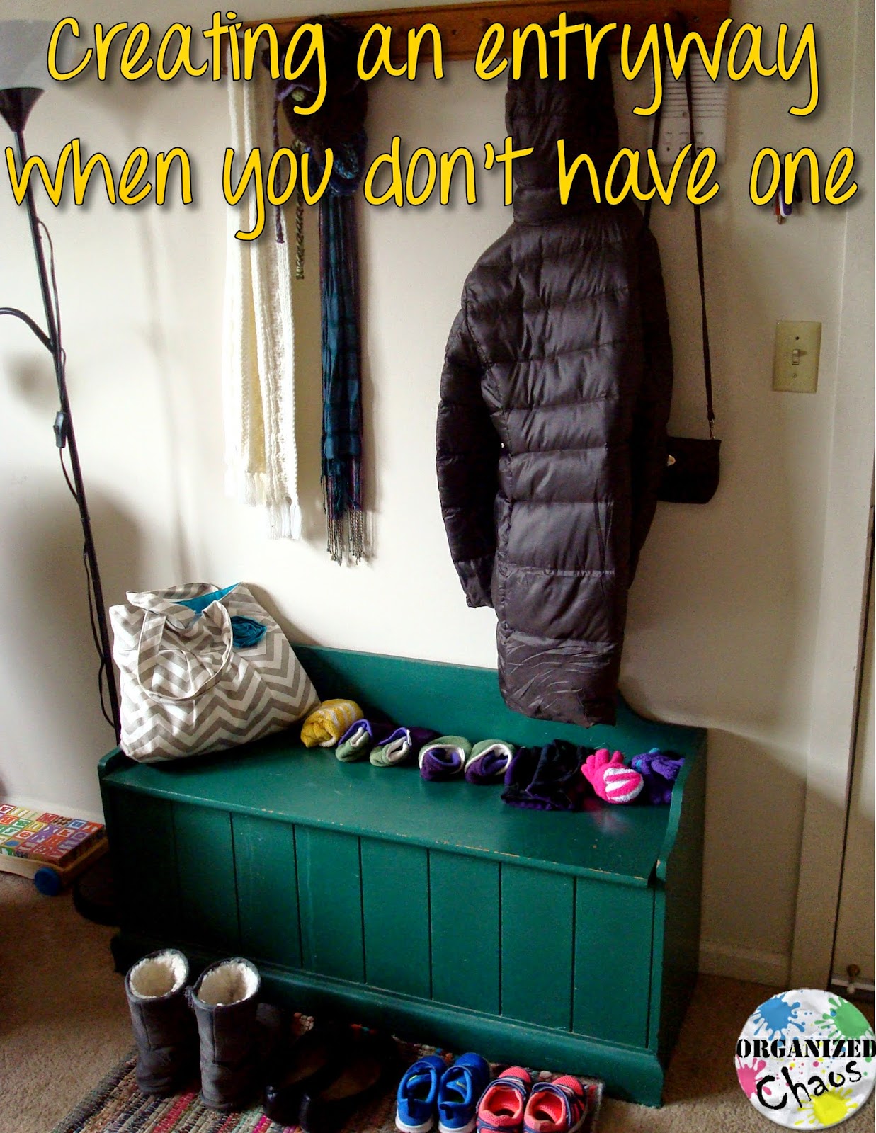 Mommy Monday Creating An Entryway When You Don T Have One