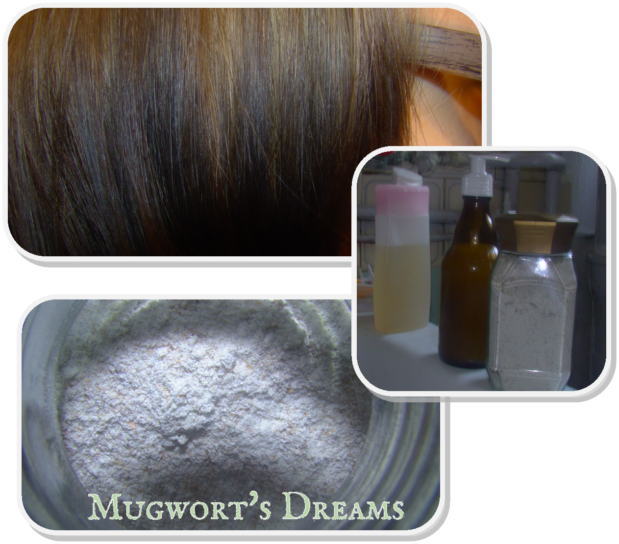 Mugwort's Dreams Noshampoo Challenge Recipes, Personal Experiments