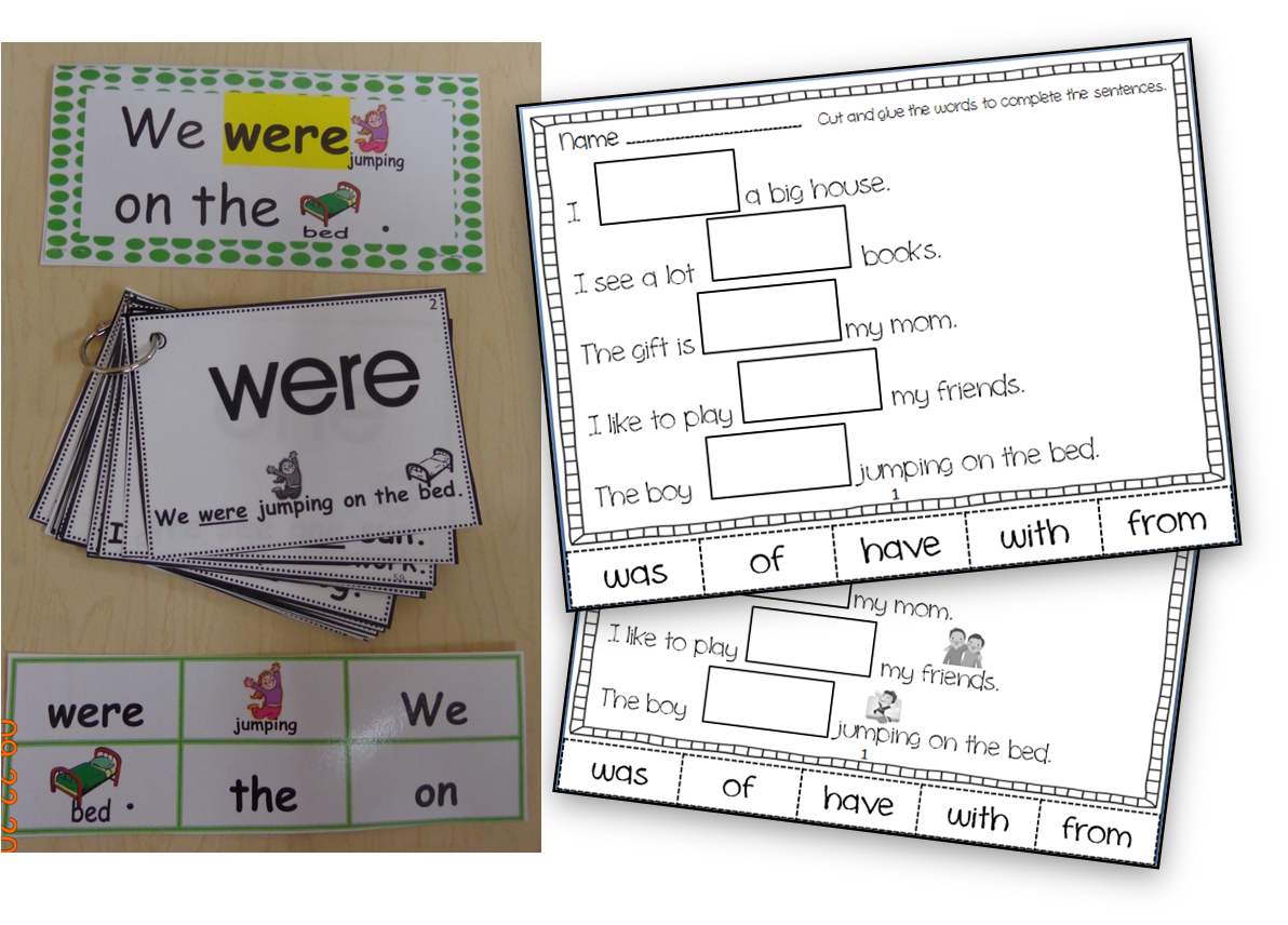 Who's Who and Who's New Interactive Sight Word FLASHCARDS. . . and