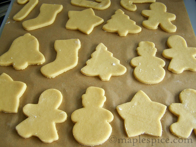 Vegan Christmas Sugar Cookies.