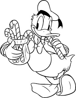donald duck coloring page