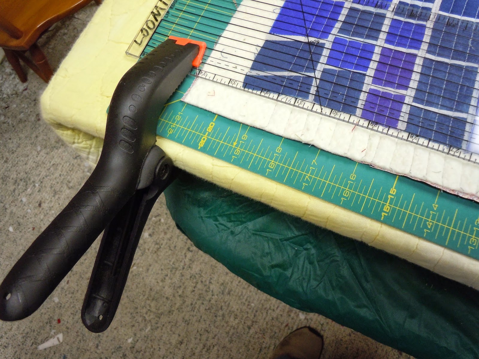 Art With a Needle Quiltmaking 101 trimming your quilt