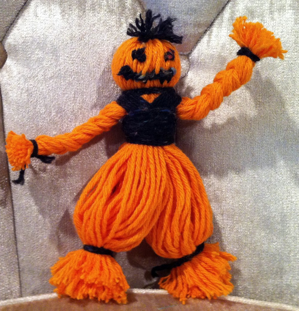 Testy yet trying Making Yarn Dolls