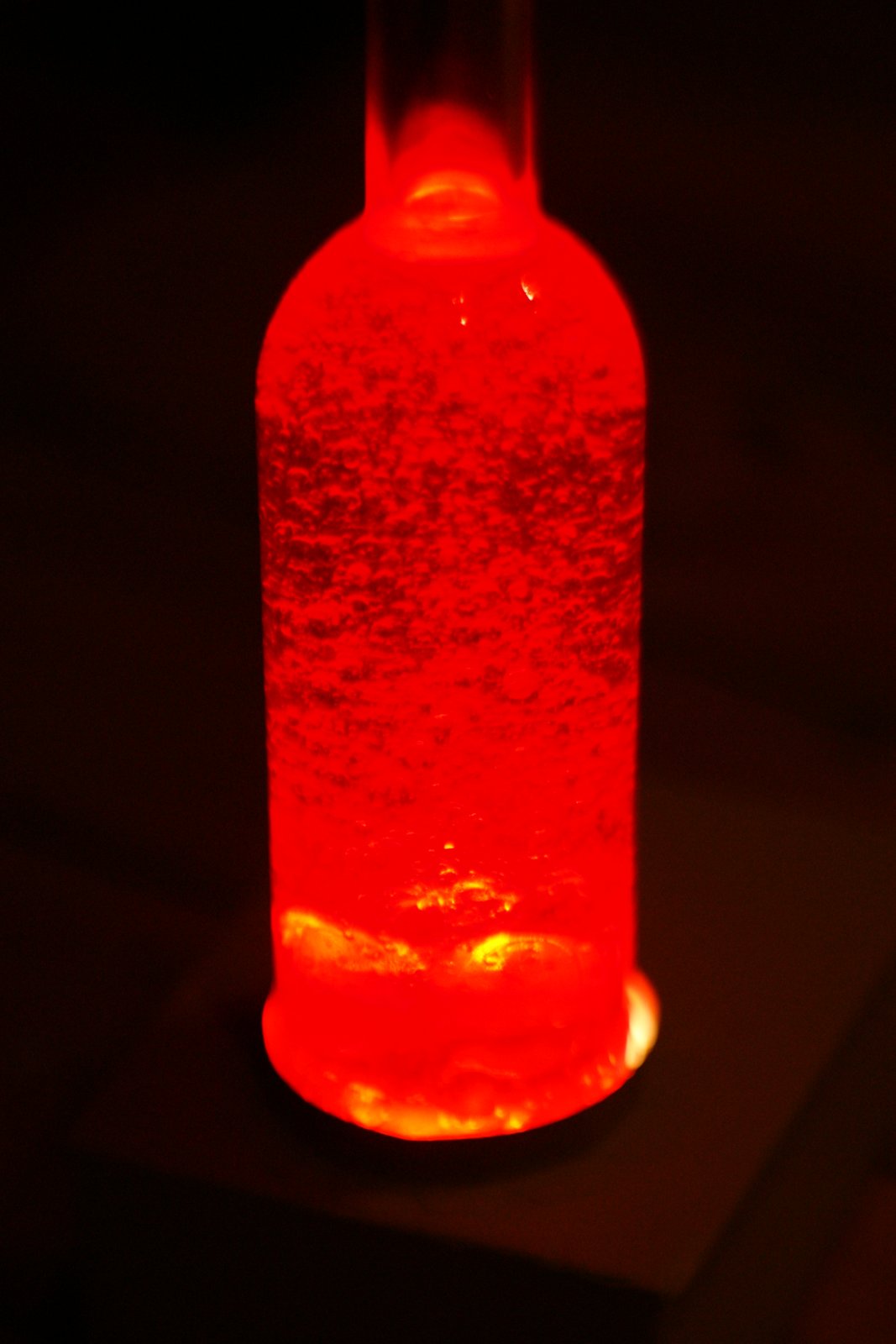 My Wooden Craft Lava lamp in the bottle