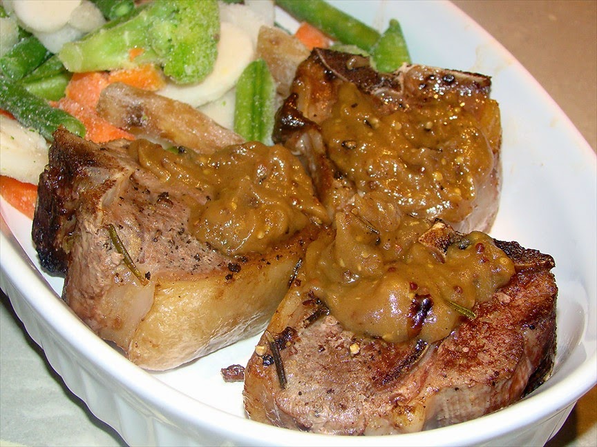 Cooking Gluten Free with Bea Lamb Chops with Rosemary Mustard Sauce