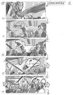 Image for Early Jurassic World Storyboards Reveal Unused Park Attractions & Action Sequences!