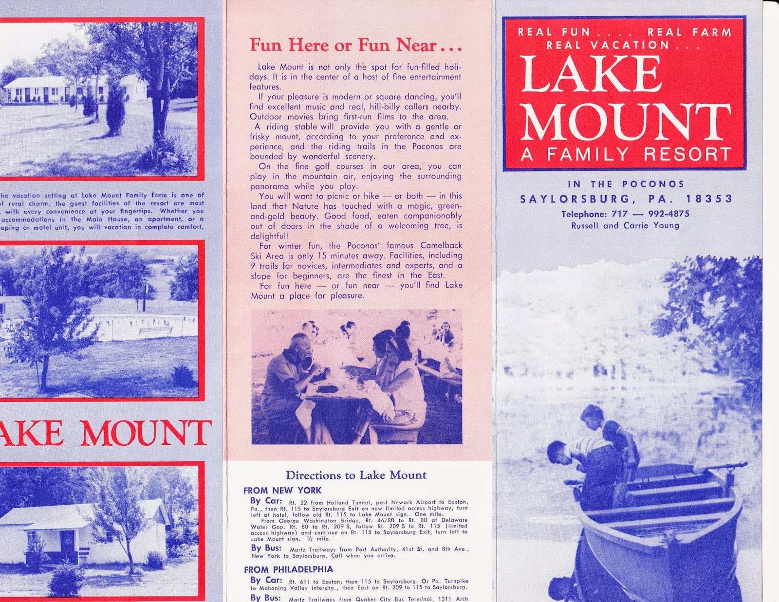 Local History Room Monroe County Pennsylvania Lake Mount A Family