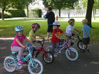 bike race in milton park