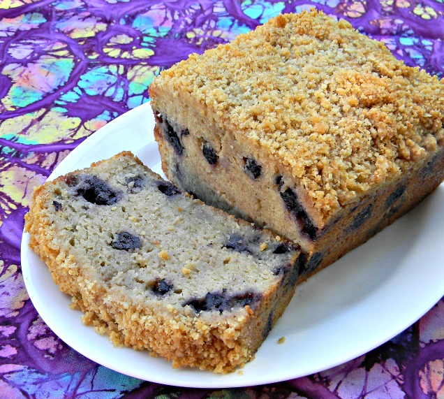 Wish Upon A Dish Blueberry Banana Bread Crumble