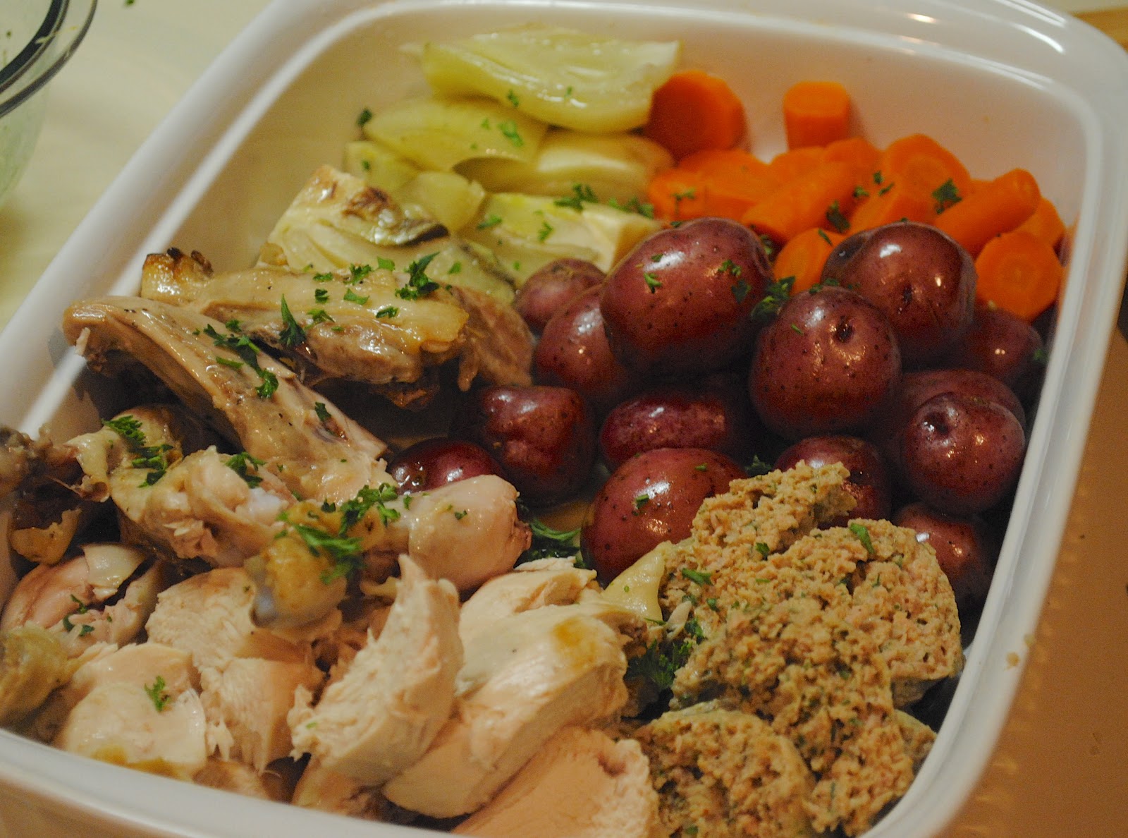 Our Mush Push FrenchStyle Chicken with Stuffing