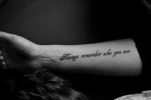 arm quote tattoos women fashion
