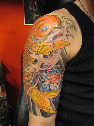 Tattoos Metal Tattoo 2012 Popular Koi Fish Sleeve Tattoos Designs