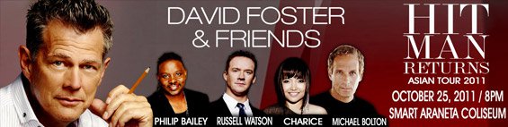 David Foster & Friends Live in Manila 2011 Ticket Prices, Details, poster, image, wallpaper, picture, Children of Bodom Live in Manila