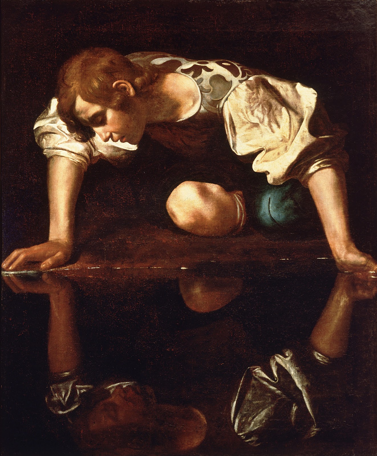 caravage narcissus painting