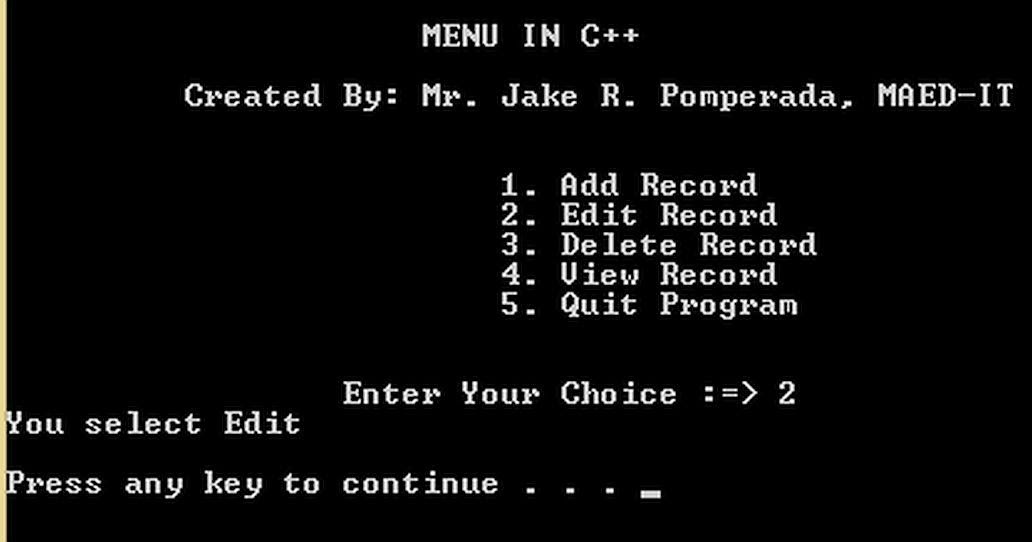 Free Programming Source Codes and Computer Programming Tutorials Menu