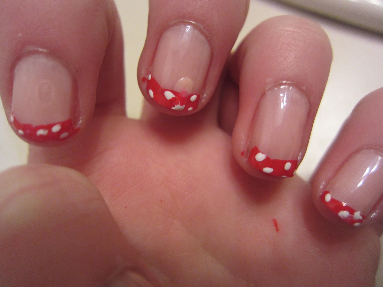 Bold, Bright, and Gorgeous: Minnie Mouse Nails Tutorial