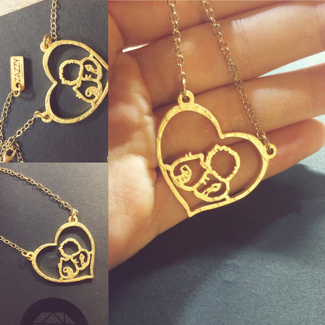 Zazzy customized 3D printed jewellery fantail flo