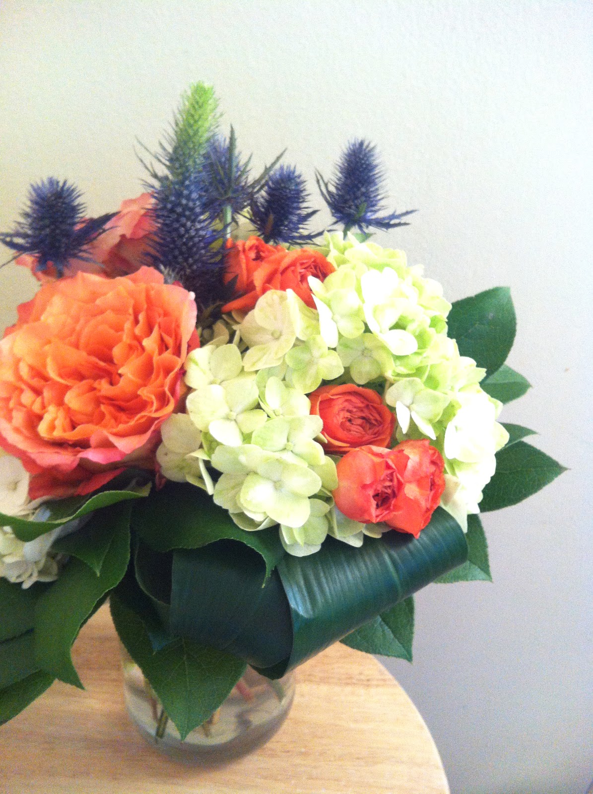 look for the fern flower... European Handtied bouquets