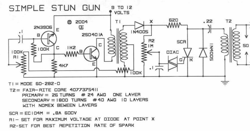rakesh kansara taser gun circuit diagram rakesh kansara taser gun circuit diagram