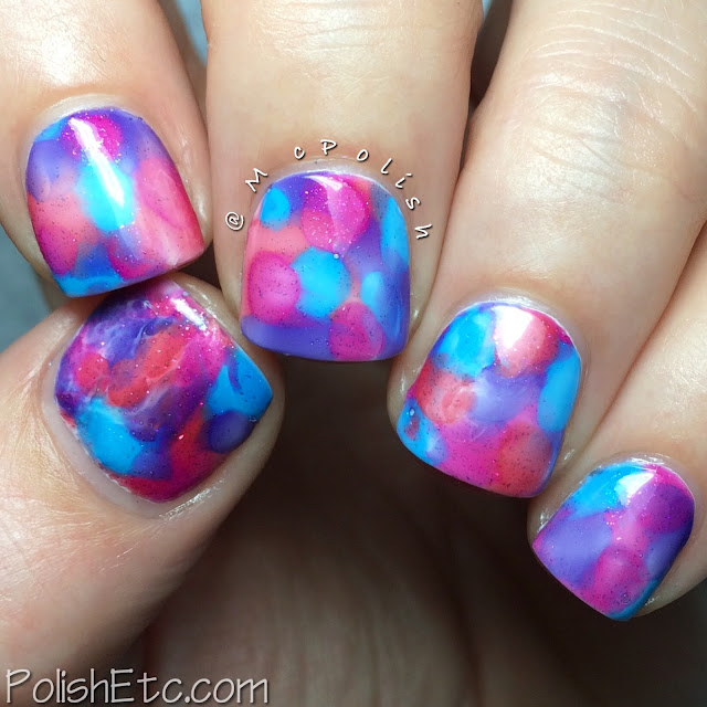 Ellagee - Brunch with Unicorns - McPolish - splotches and stamping