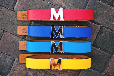 yellow mcm belt