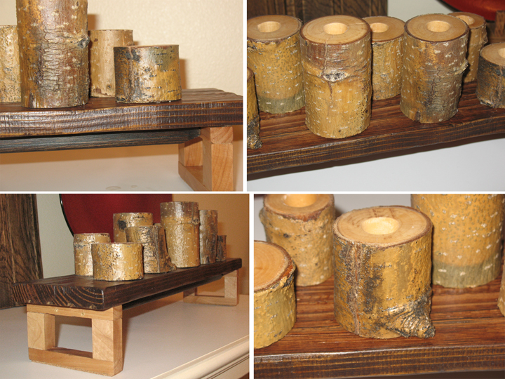 think likely Tree Branch Candle Holder Centerpiece