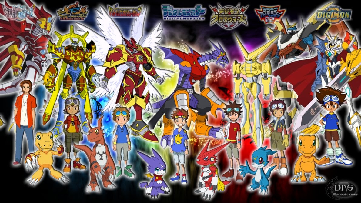intereses varios: digimon y sus temporadas