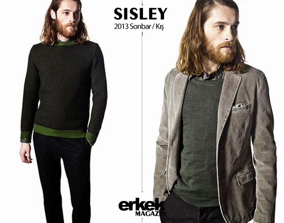 Sisley 2013 Erkek Sonbahar Kış Modası