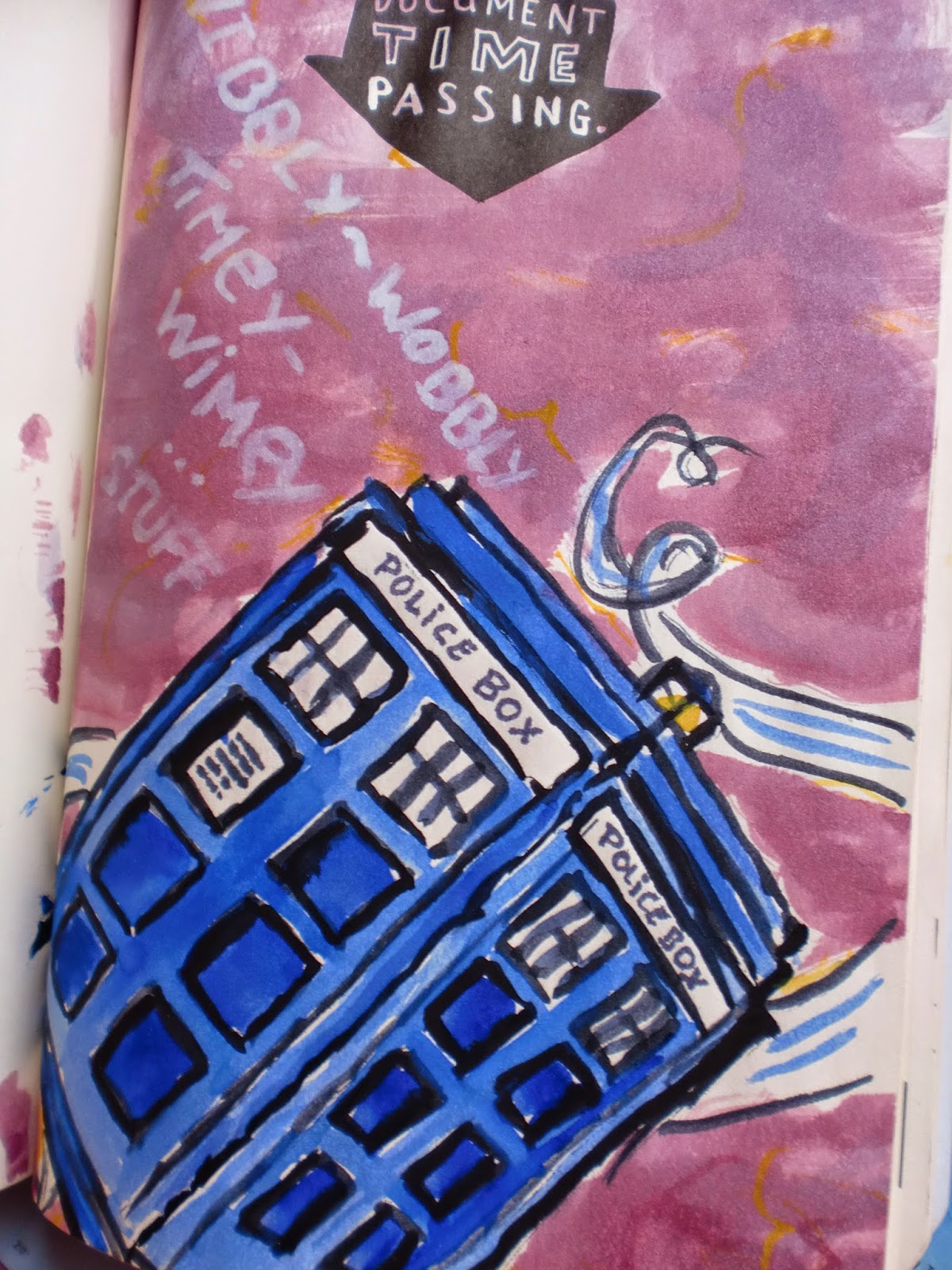 Even Pictures Don T Stand Still Doctor Who And Wreck This Journal