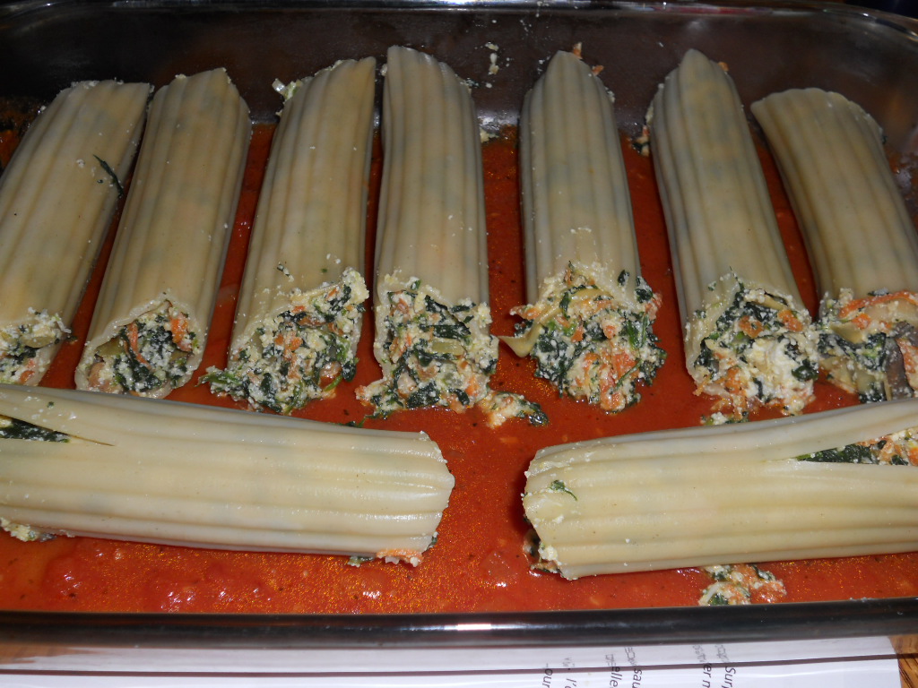 Vegetable Manicotti with Vodka Cream Sauce HezziD's Books and Cooks